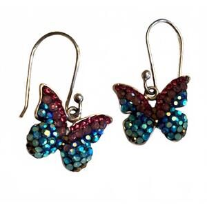 NEW MOSAICO women's butterfly earrings in multicolor